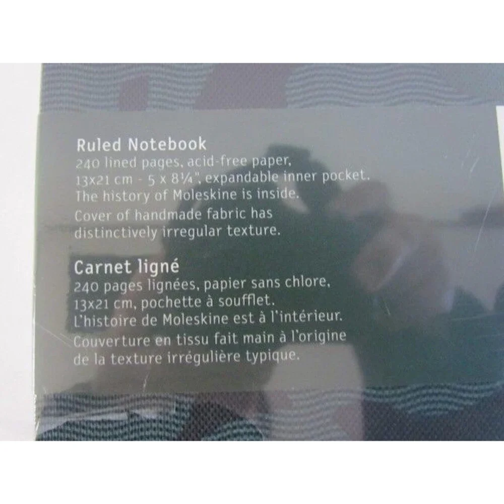 Moleskine Fabric Camouflage Nomad Notebook Fabric Cover Line Ruled RETIRED
